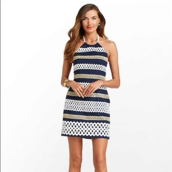 Lilly Pulitzer Cambrey Dress - True Navy Rope Me - Picture 5 of 6